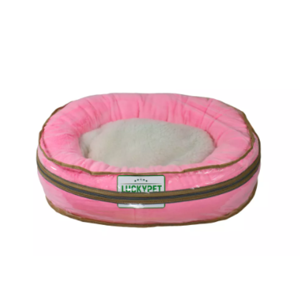 Лежак Рокси №3 "Lucky Pet", розовый, 52х65х14см 
