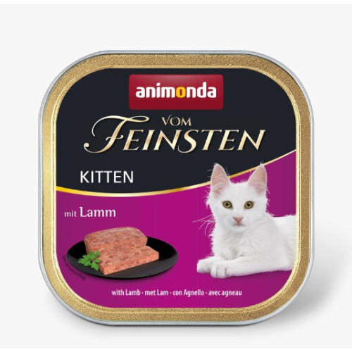 Консерва Animonda Vom Feinsten Kitten with Lamb для кошенят, з ягням, 100г