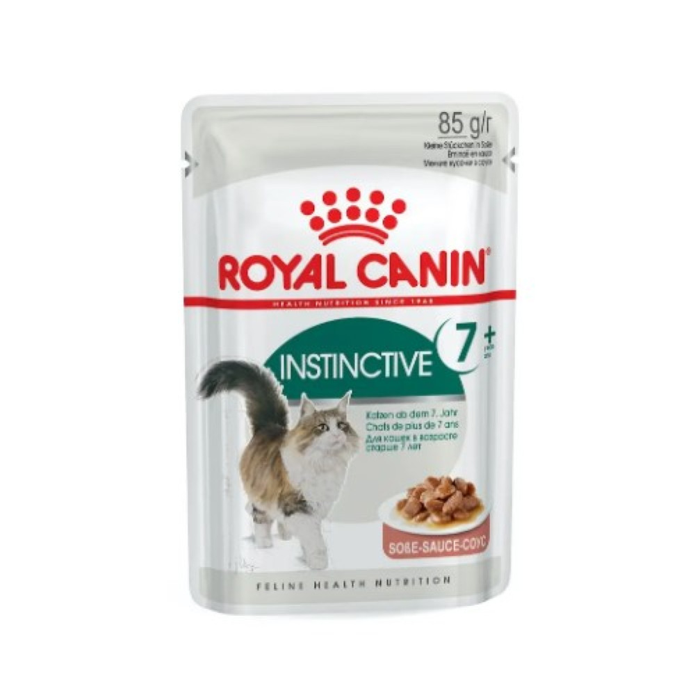Влажный корм для пожилых кошек Royal Canin Instinctive 7+ в соусе 12 шт х 85 г