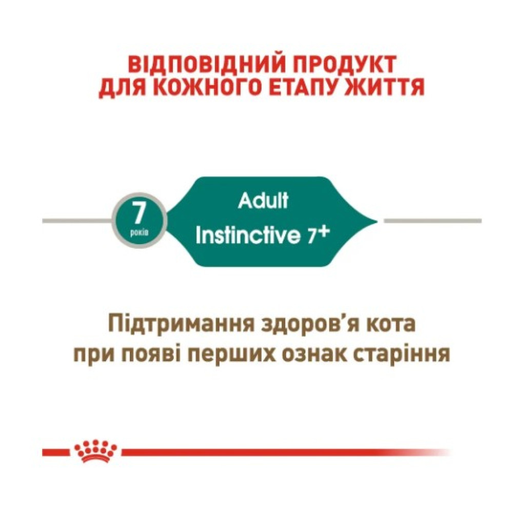 Влажный корм для пожилых кошек Royal Canin Instinctive 7+ в соусе 12 шт х 85 г