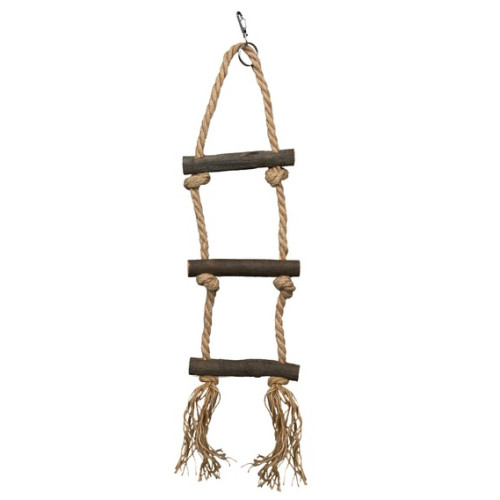 Сходи мотузкові для птахів Natural Living 40 см 3 перекладини Trixie