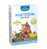 Корм для мелких грызунов Природа Коктейль «Хомячок» 500г.