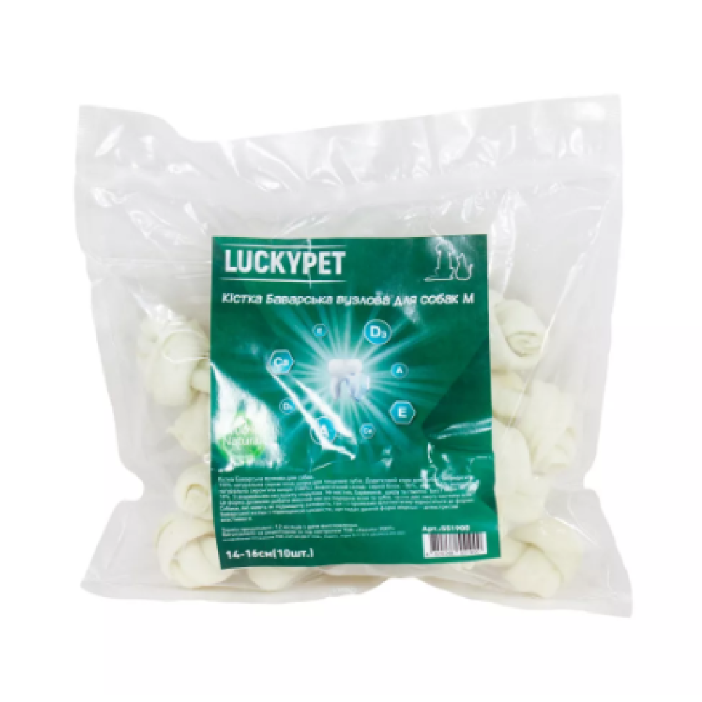 Кость Lucky Pet Баварская узловая №3 M, 14-16 см, 10 шт