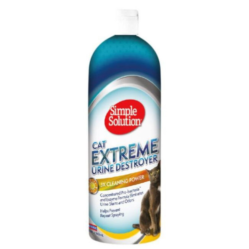 Знищувач плям і запахів сечі кішок Simple Solution Extreme Cat Urine Destroyer 945 мл