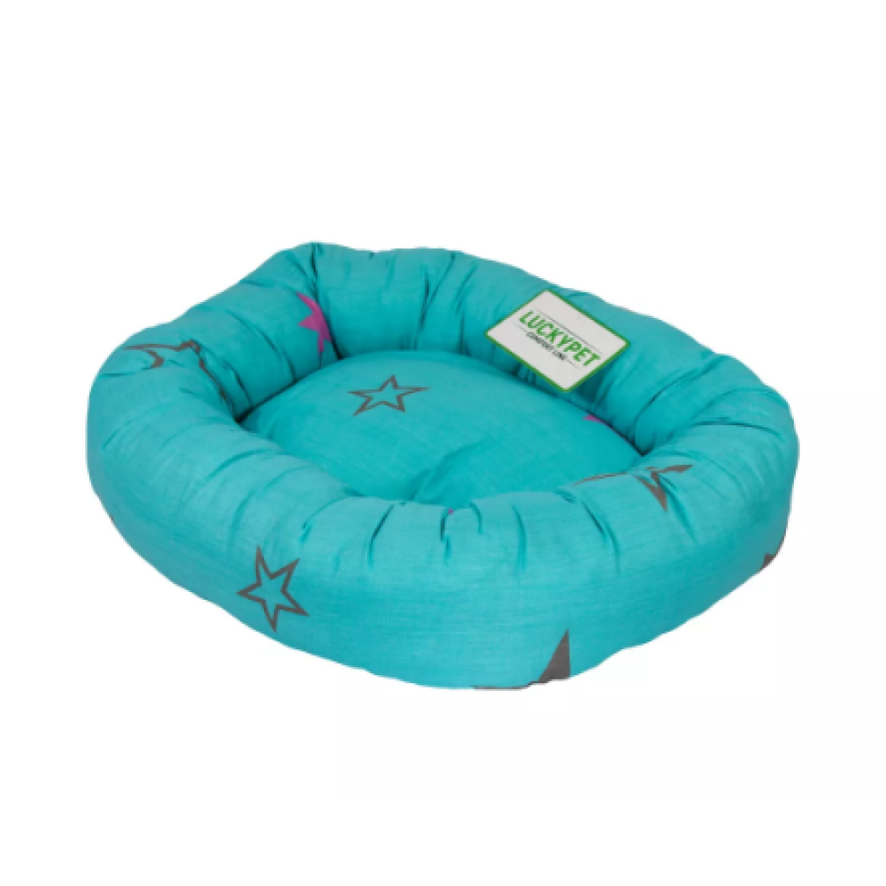 Лежак Вольт №2 "Lucky Pet", бірюзовий, 48х58х12см