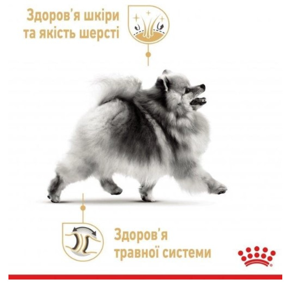 Сухой корм Royal Canin Pomeranian Adult для взрослых собак породы померанский шпиц 1.5 (кг)