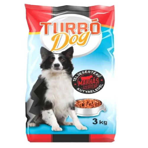 Сухий корм для собак Turbo Dog зі смаком яловичини 3 (кг)