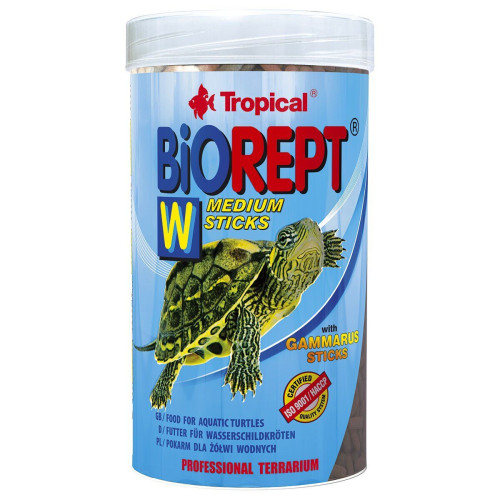 Корм для водоплавних черепах Tropical Biorept W, 250мл/75г.