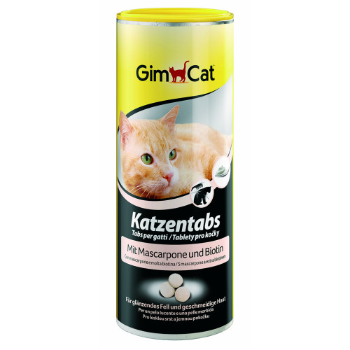 Вітаміни Gimborn GimCat Katzentabs Маскарпоне та біотин 710 таблеток
