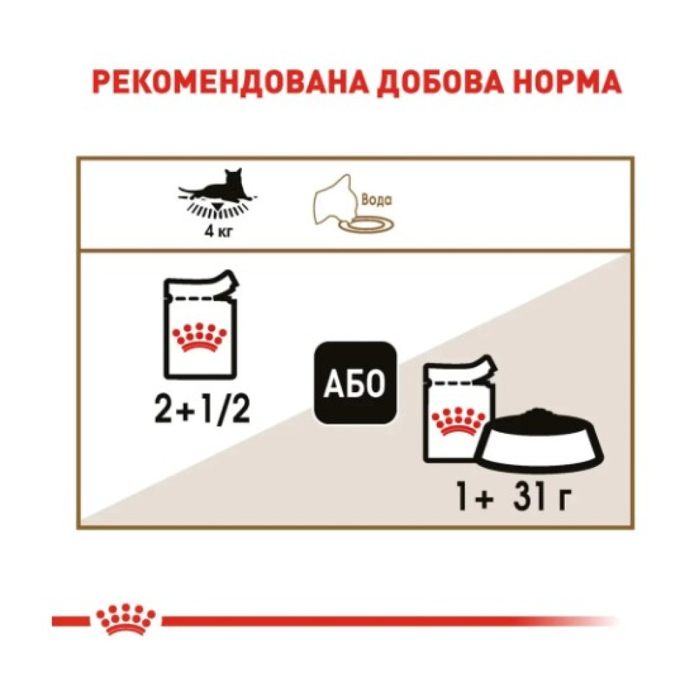 Влажный корм для пожилых кошек Royal Canin Ageing 12+ в соусе 12 шт х 85 г