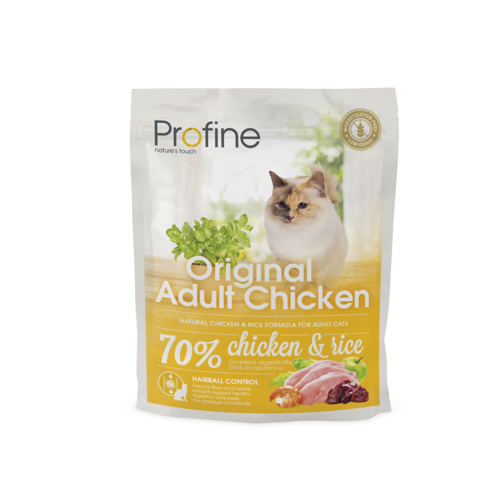 Сухой корм Profine Cat Original Adult для взрослых котов с курицей и рисом 300 г