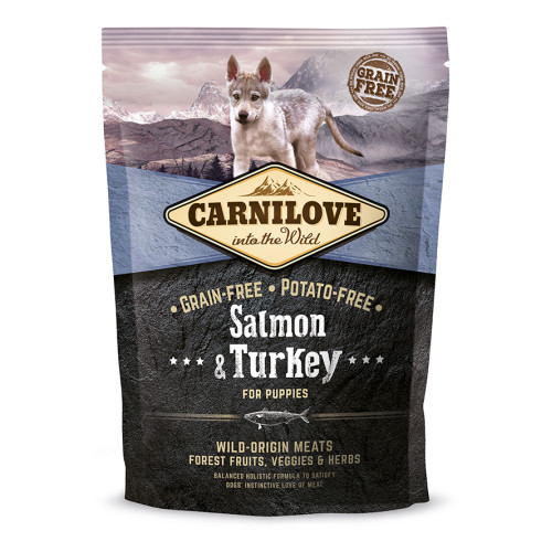 Сухой корм Carnilove Puppy Salmon & Turkey для щенков 1.5 кг