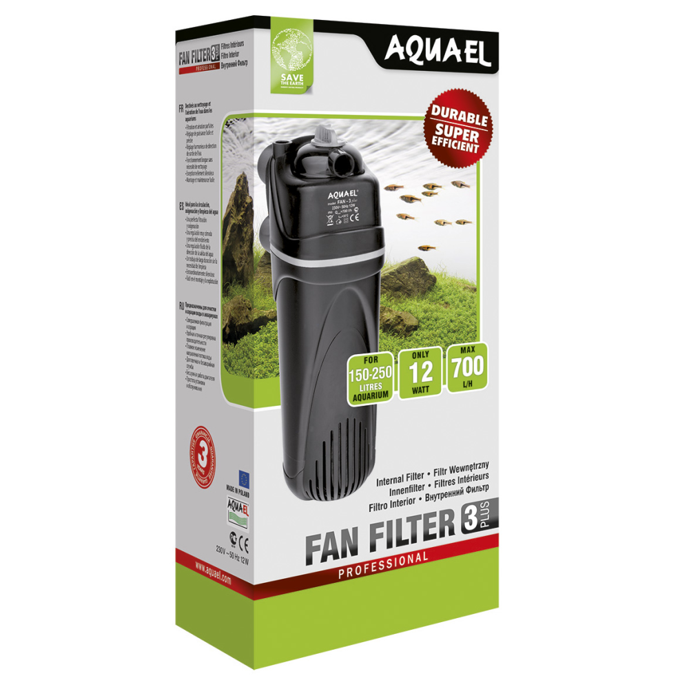 Внутренний фильтр для аквариума AquaEl Fan 3 Plus до 250 л 