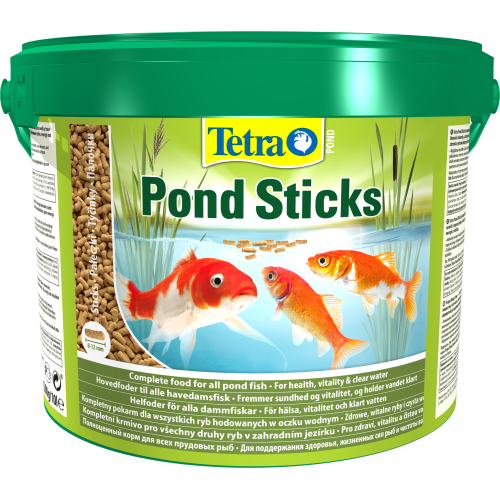 Основной корм для прудовых рыб Tetra Pond Sticks в палочках 10 л