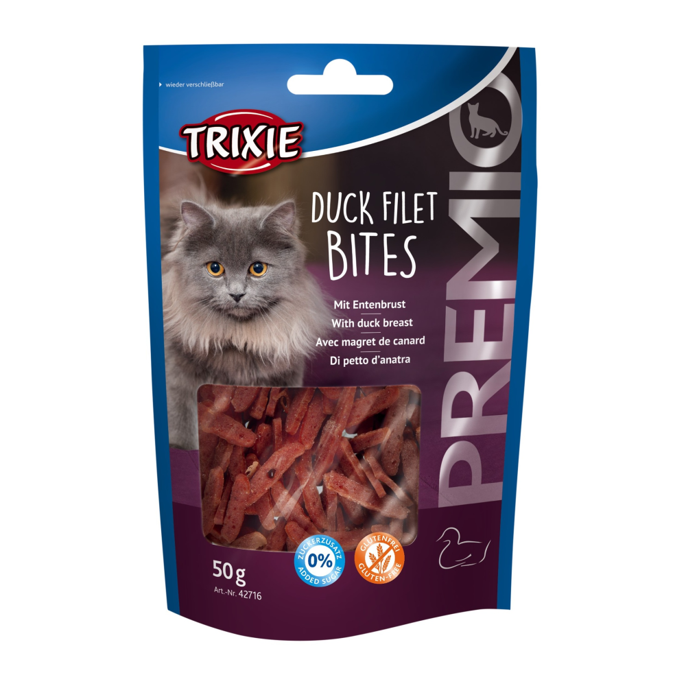 Ласощі для кішок Trixie Premio Duck Filet Bites філе качки сушені 50 г
