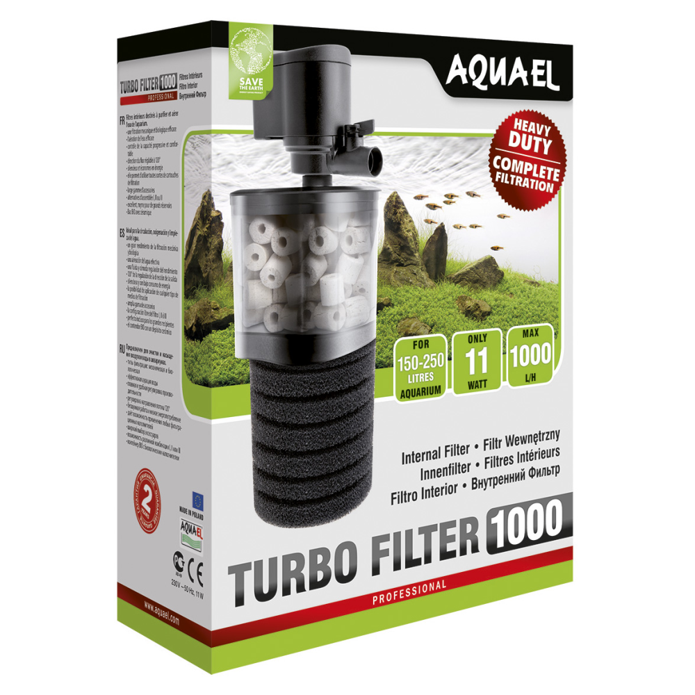 Внутренний фильтр для аквариума AquaEl Turbo Filter 1000 до 250 л