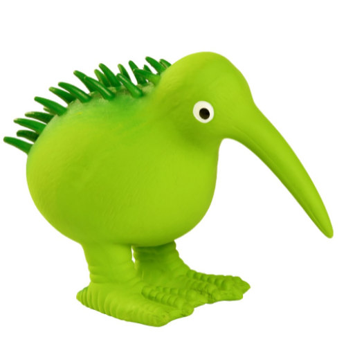 Игрушка для собак Kiwi Walker «Птица киви» зеленая, 13,5 см