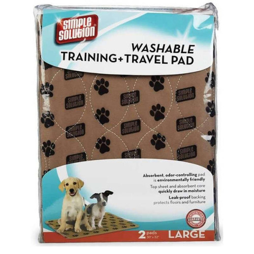 Многоразовые пеленки для собак Simple Solution Washable Training Travel Pads 2 шт