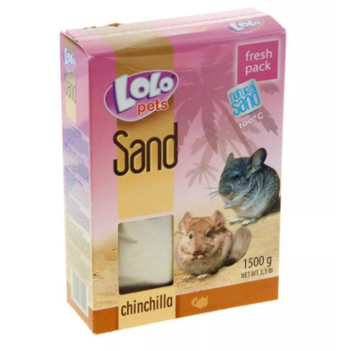 Песок для шиншилл "LoloPets", 1,5 кг