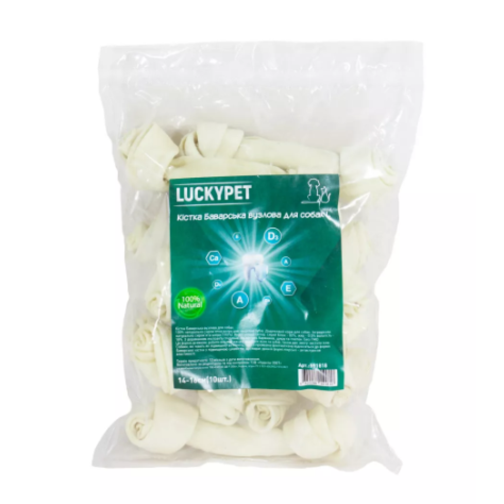 Кость Lucky Pet Баварская узловая №4 L, 17-19 см, 10 шт 