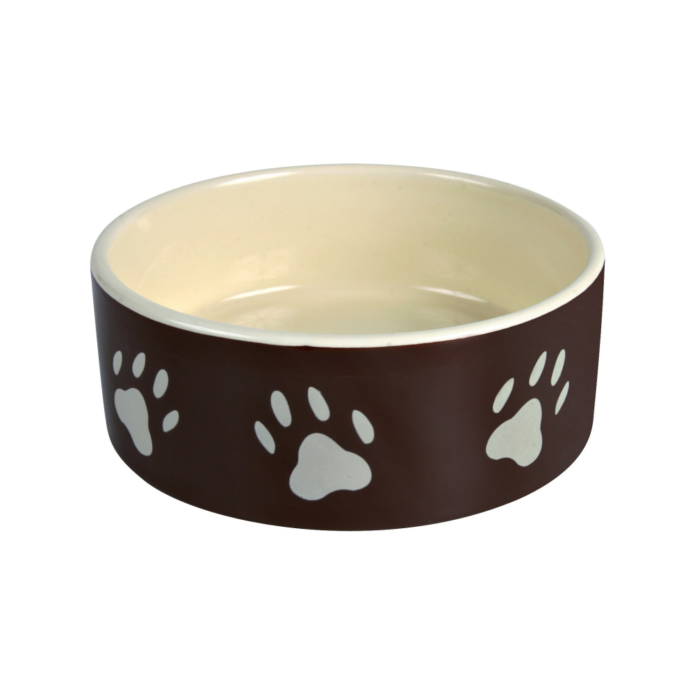 Миска керамічна для собак Trixie 300 мл коричнева