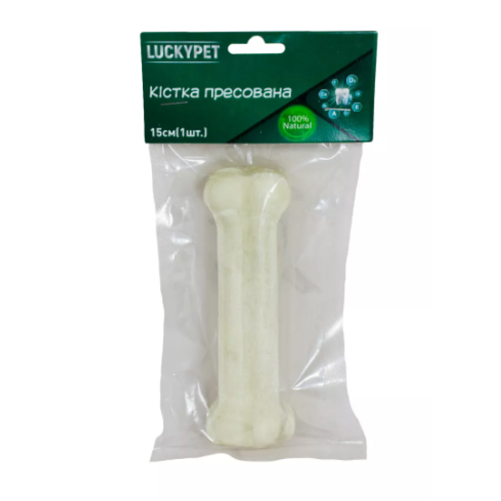 Кость прессованная Lucky Pet, 15см, 1шт 