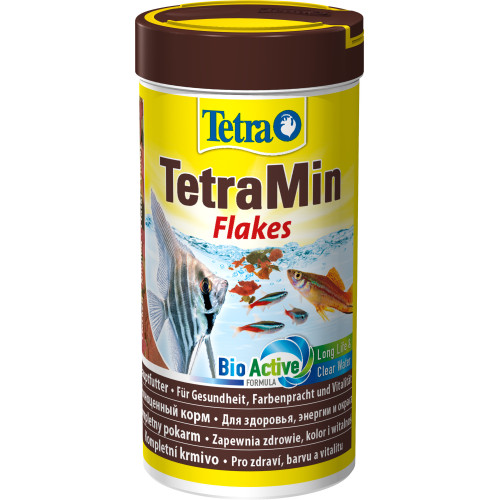 Корм для аквариумных рыб в хлопьях TetraMin Flakes 250 мл