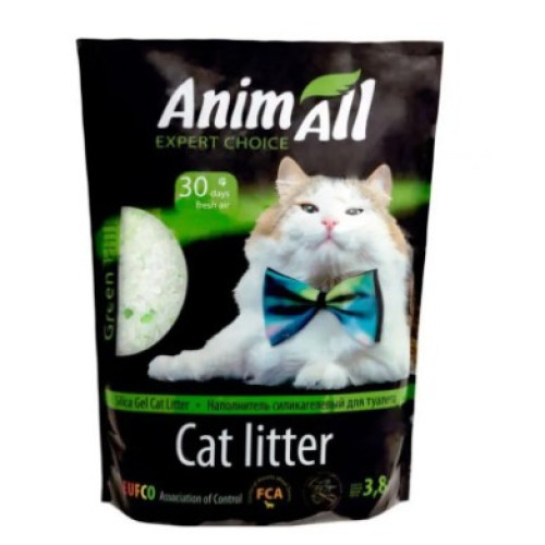 Наповнювач силікагелевий "AnimAll"  зелений смарагд для котячого туалету