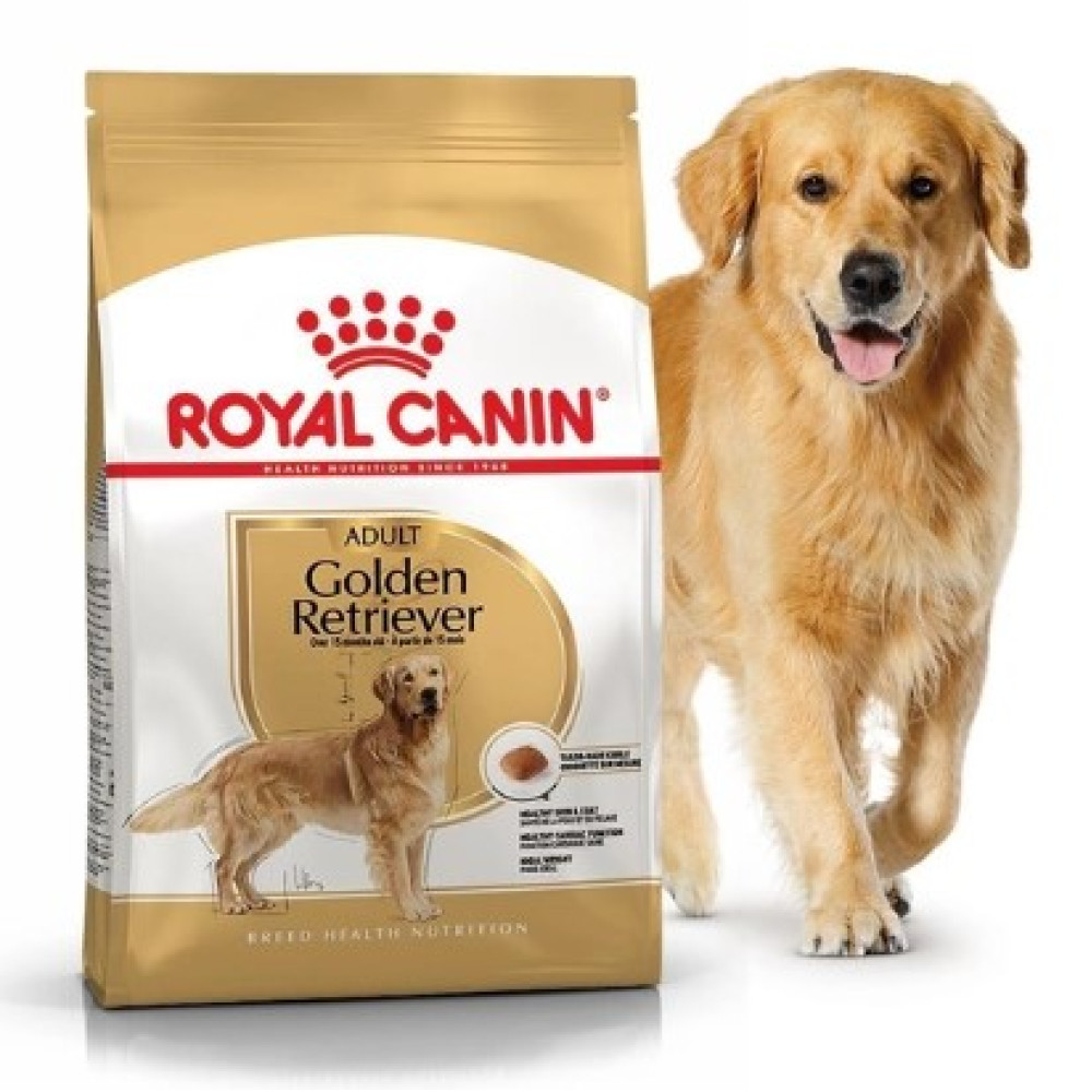 Сухой корм Royal Canin Golden Retriever Adult для собак породы золотистый ретривер от 15 мес., 12 кг