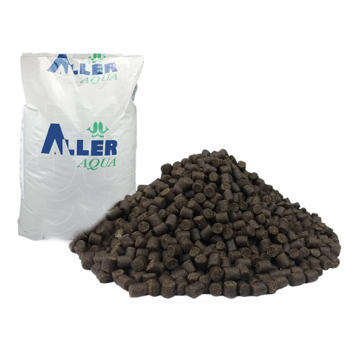 Полноценный гранулированный корм для креветок Розенберга и АККР Aller Aqua Bronze 8мм 1 кг