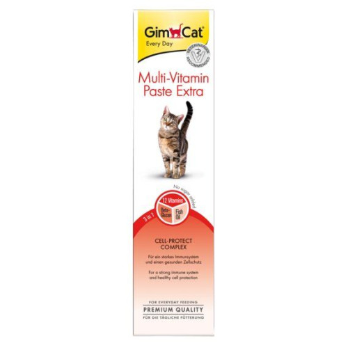Лакомство для кошек GimCat Multi-Vitamin Paste Extra 200 г (мультивитамин)