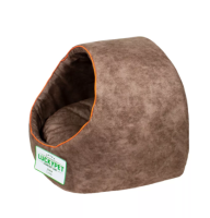 Домик-лежак для собак и кошек Алиса №2, коричневый, Lucky Pet, 41х42х37см