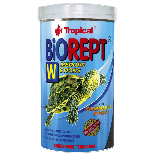 Корм для водоплавних черепах Tropical Biorept W, 500мл/150г.