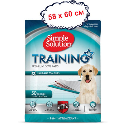 Пелюшки для собак Simple Solution Training Premium Dog Pads 50 шт