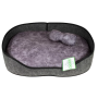 Лежак Цезар №4 "Lucky Pet", фиолетово-серый, 46х62х12см 