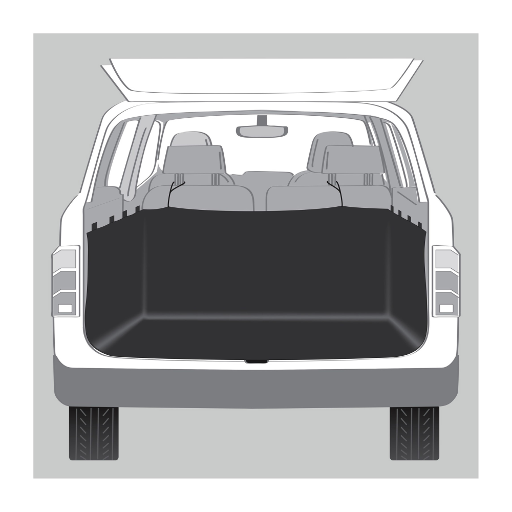 Килимок захисний в багажник авто Trixie для собак 1.64 х 1.25 м чорний