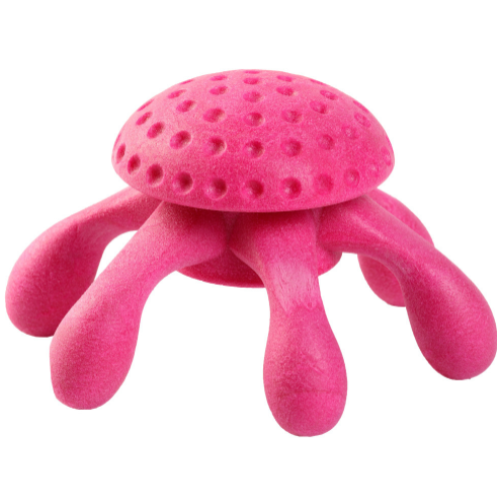 Игрушка для собак Kiwi Walker «Осьминог» розовый, 13 см
