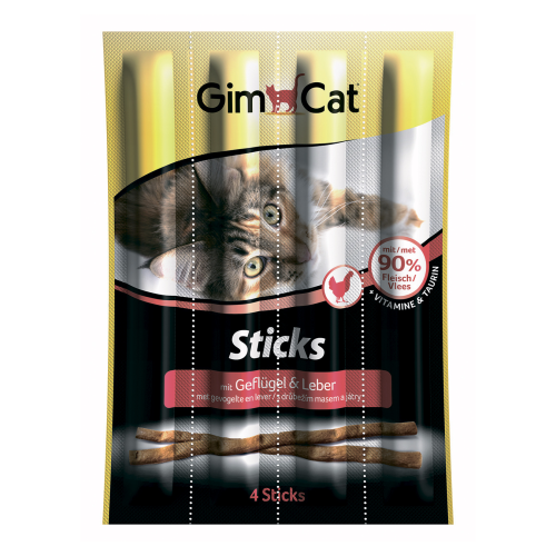 Мясные палочки Gimpet GimCat Мясо птицы grain-free 4 шт