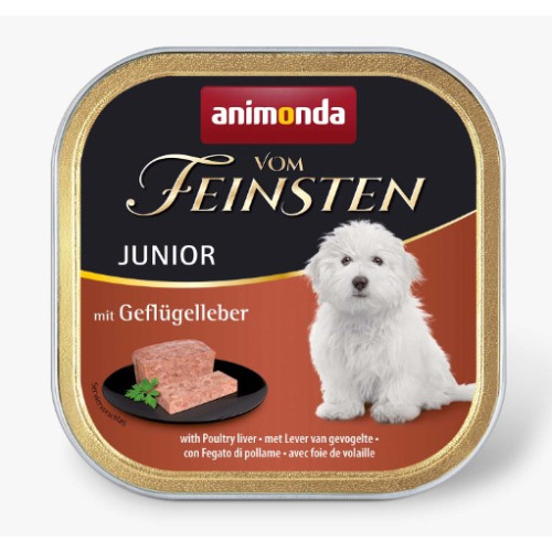 Консерва Animonda Vom Feinsten Junior with Poultry liver для щенков, с печенкой птиц, 150г 