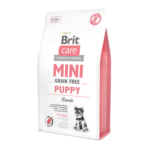 Сухой корм Brit Care Mini Grain Free Puppy Lamb для щенков миниатюрных пород с ягненком 2 кг