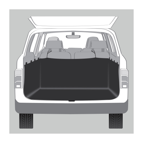 Коврик защитный в багажник авто Trixie для собак 2.30 х 1.7 м черный