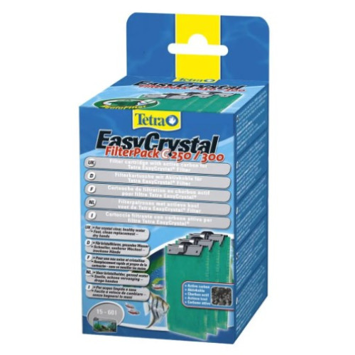 Фильтрующий картридж Tetra «Filter Pack 250 / 300 C» с активированным углем 3 шт (для внутреннего фильтра Tetra Easy Crystal 250 / 300)