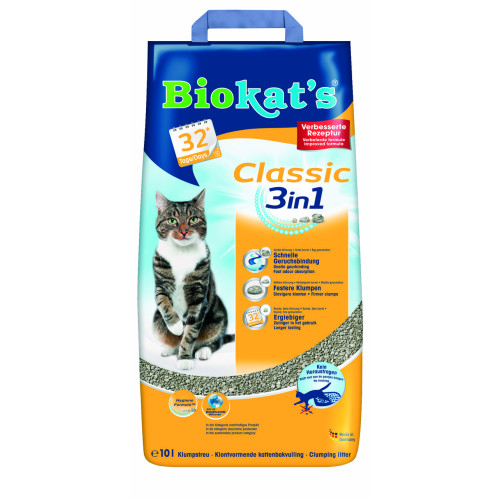 Песок Biokat`s  NATURAL 5кг (бентонитовый) - наполнитель туалета для кошек 
