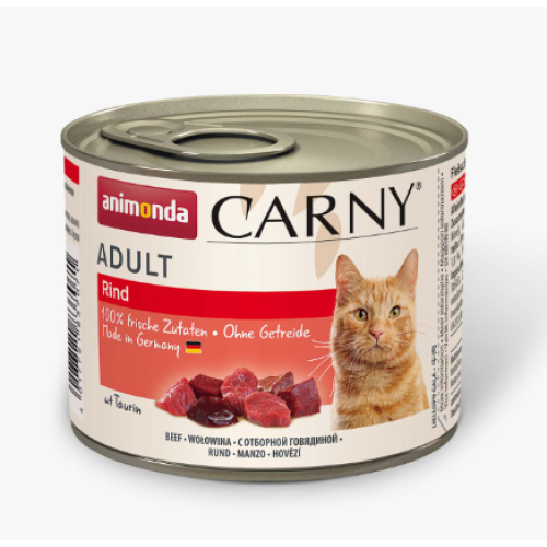 Консерва Animonda Carny Adult Beef для котов,  с говядиной, 200г  