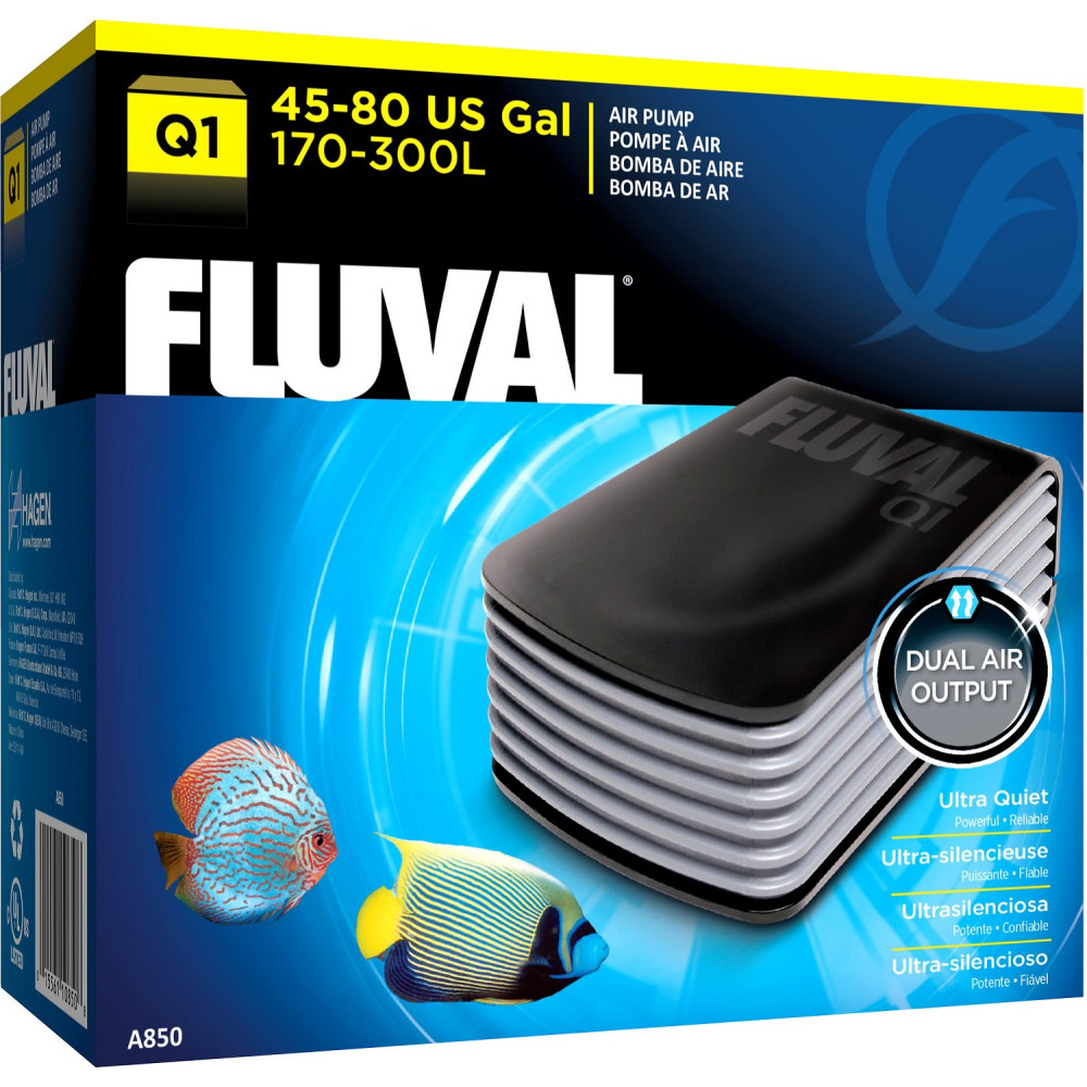 Компресор Fluval Q1 Air Pump для акваріума двоканальний