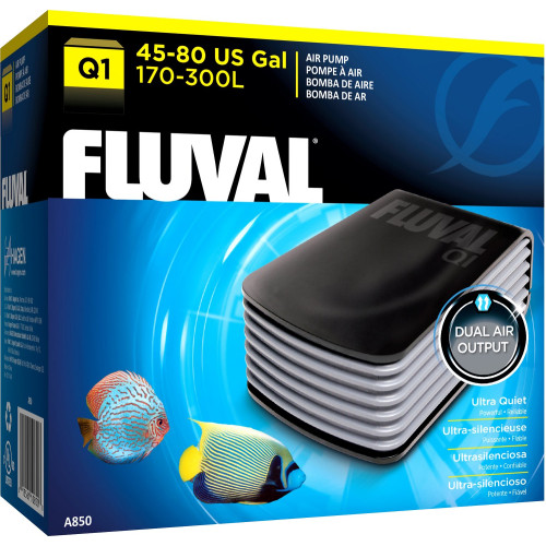 Компрессор Fluval Q1 Air Pump для аквариума двухканальный