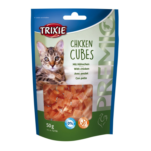 Ласощі для кішок Trixie Premio Chicken Cubes курячі кубики 50 г