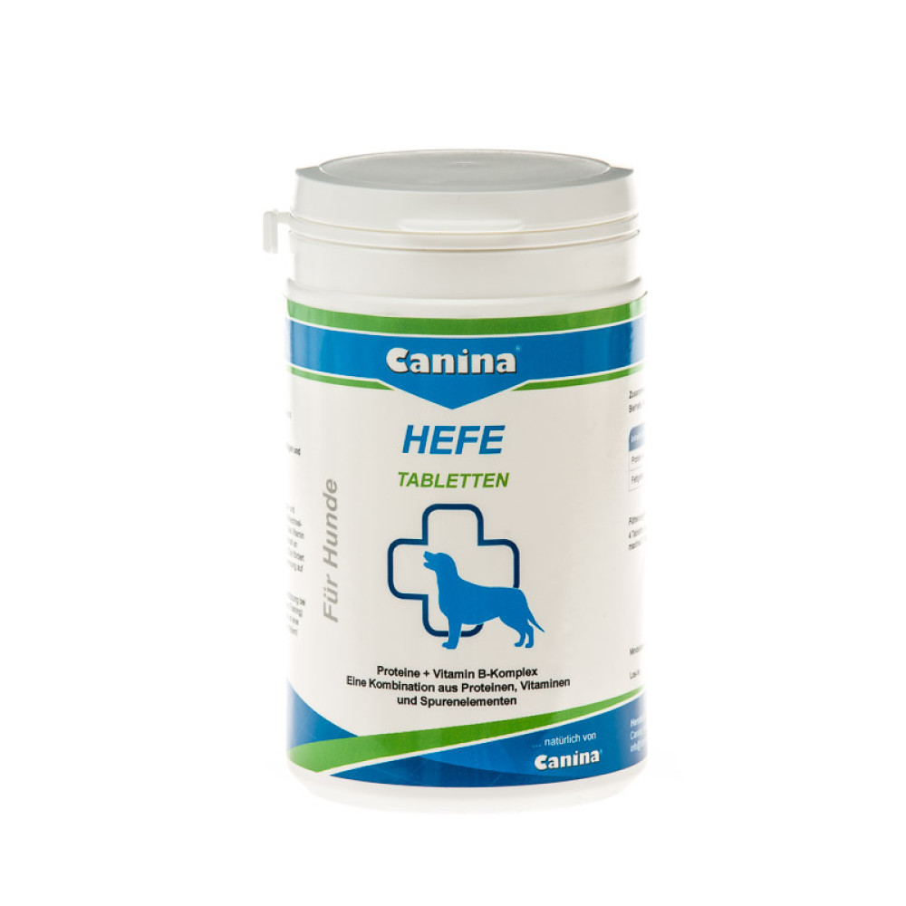 Комплекс з ензимами, амінокислотами, вітамінами Canina Hefe 250 г 310 таблеток