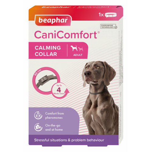 Ошейник с феромонами для взрослых собак Beaphar CaniComfort Calming Collar 65 см