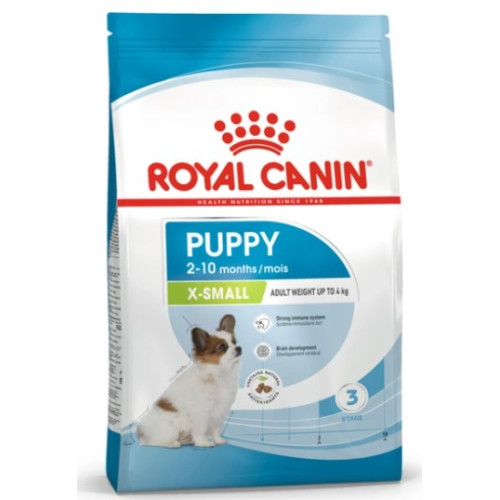 Сухой полнорационный корм Royal Canin X-Small Puppy для щенков миниатюрных пород 